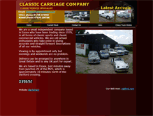 Tablet Screenshot of classiccarriageco.com